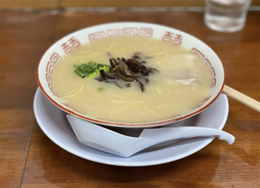 福岡　博多元気一杯!!のとんこつラーメンです
